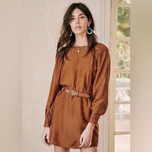 Sezane Erell Dress Caramel 34 US 2